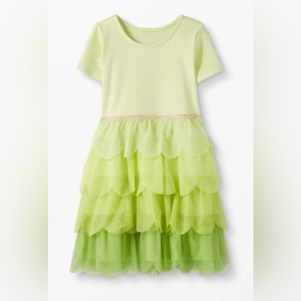 Hanna Andersson Green Tulle Ombré Dress 140cm size 10 - Picture 1 of 4